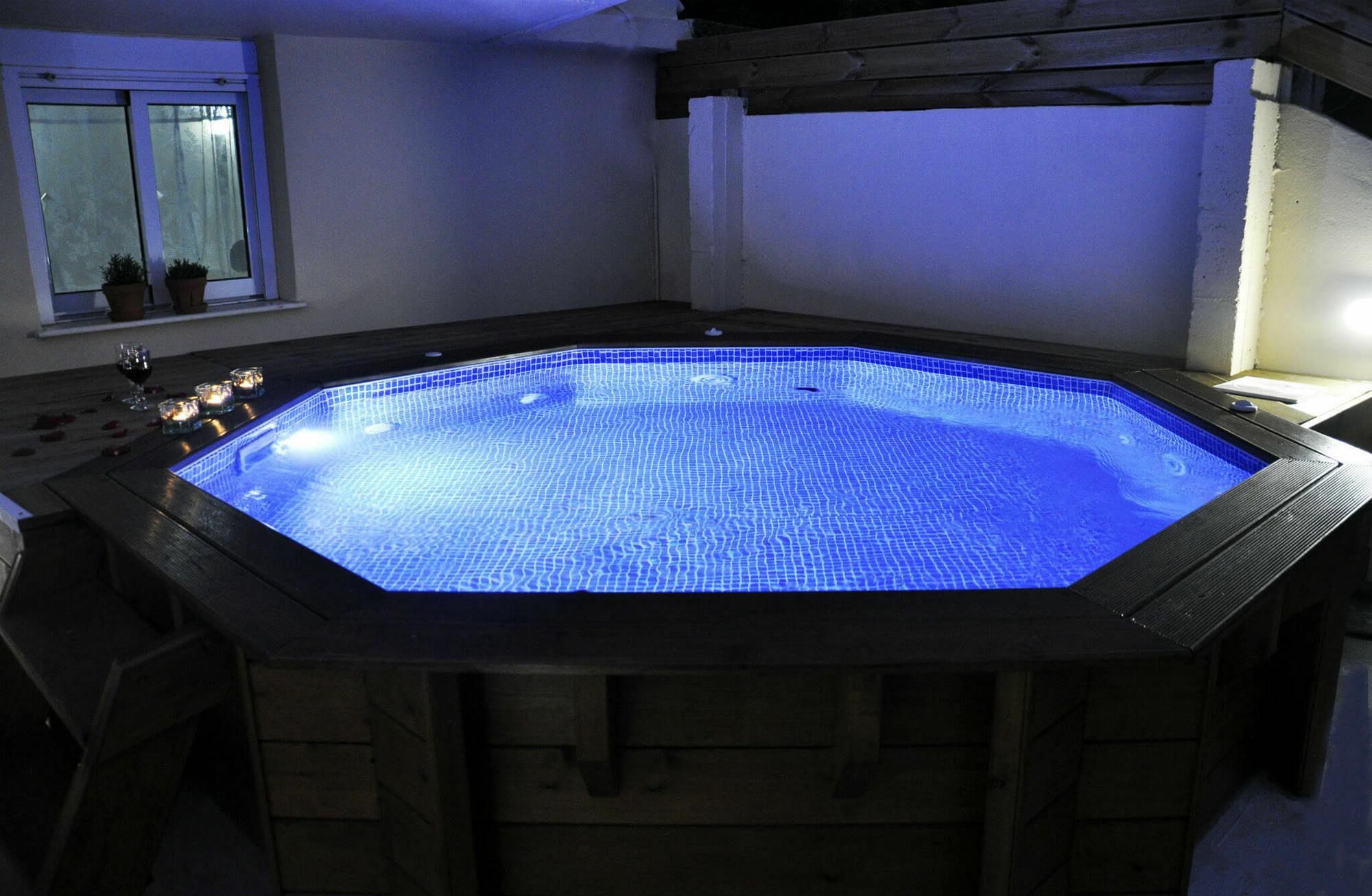 Villa Lakki Heated Round Pool Jacuzzi Lákkoi Buitenkant foto