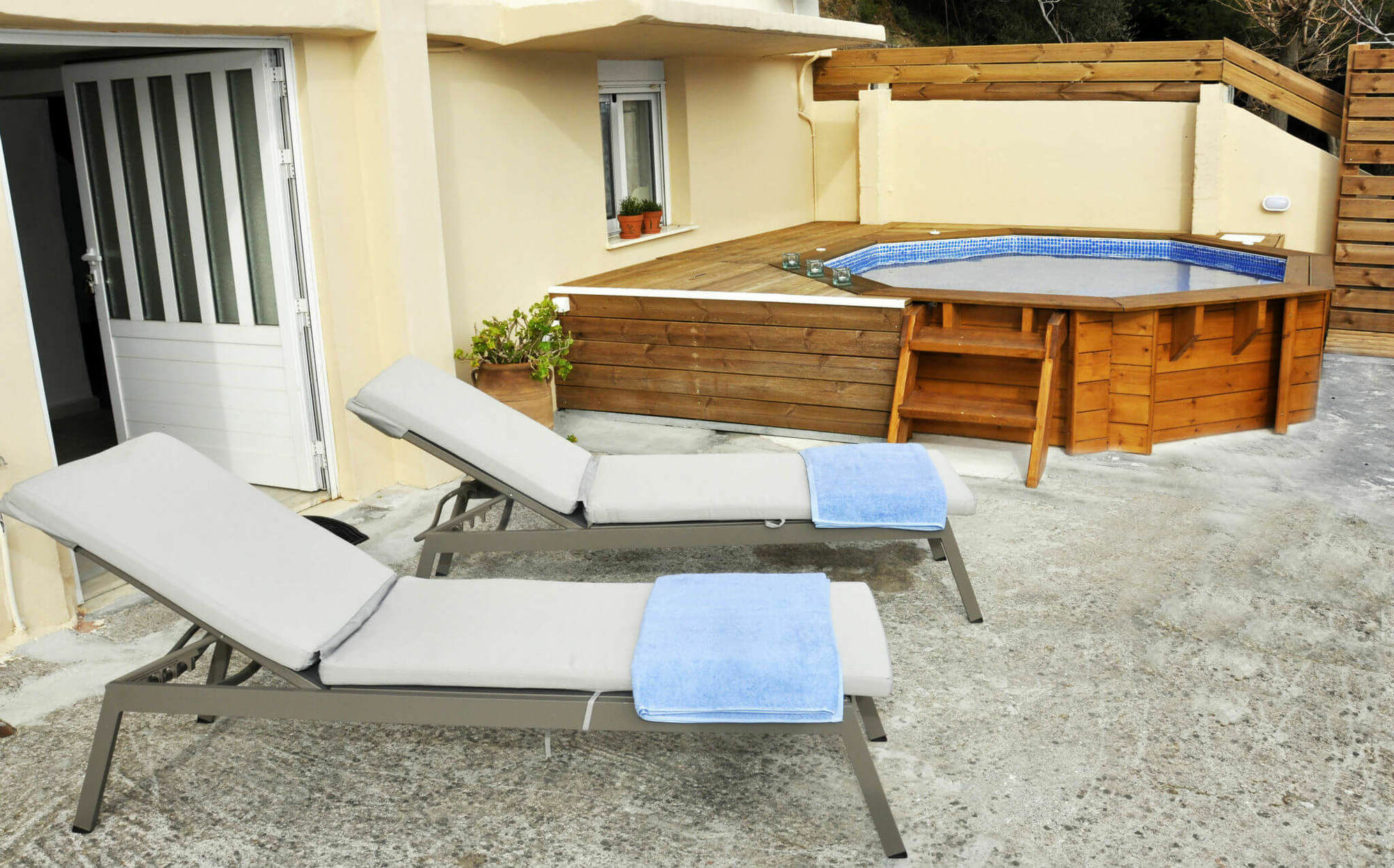 Villa Lakki Heated Round Pool Jacuzzi Lákkoi Buitenkant foto